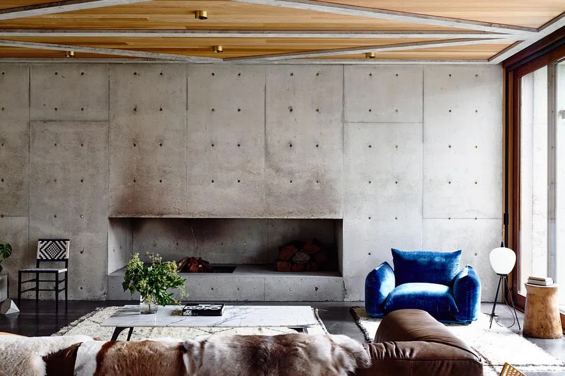 View of House Tour: Luxurious industrial-style home with contemporary ...
