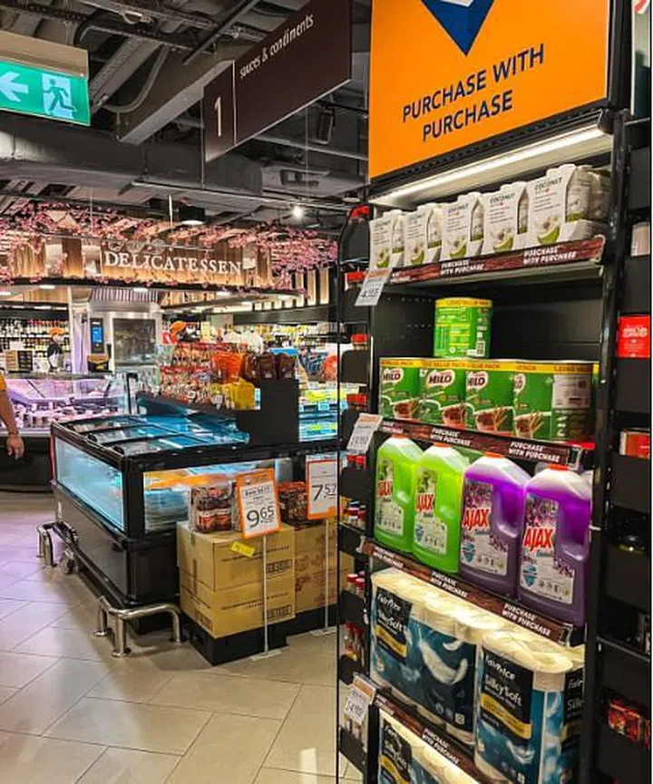 Raffles Holland V NTUC Finest basement