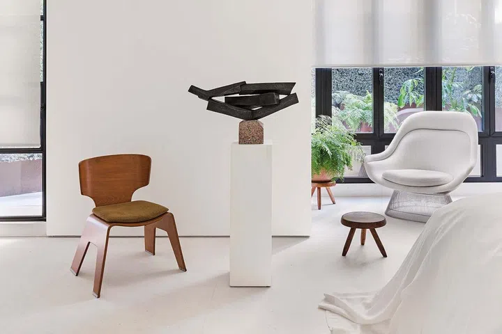 The art take centrestage in every room of the house.