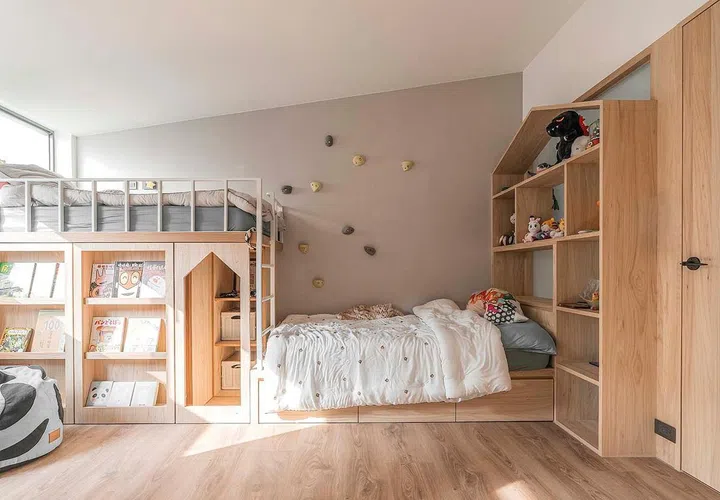 House Tour: A Japandi Taiwan Multi-Generational Home Filled With Natural Sunlight (Photo Srain Interior Design)