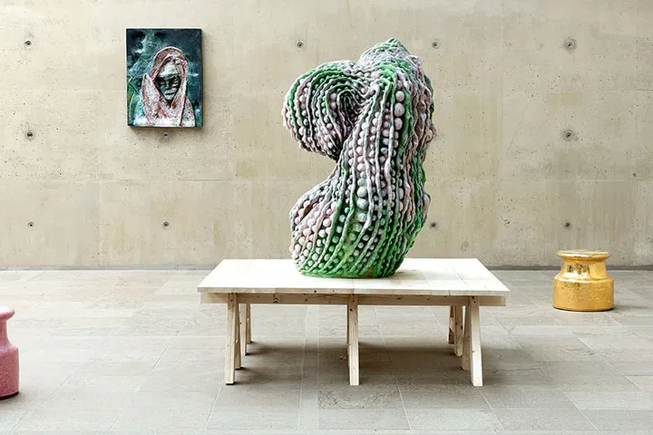 Grande Vague pour Palissy sculpture.
