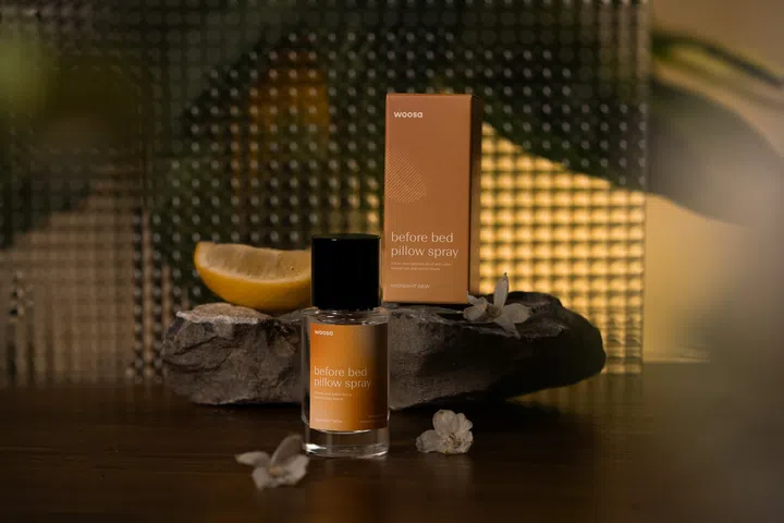 Woosa Midnight Dew Aroma Blend ($29) and Pillow Spray ($39).