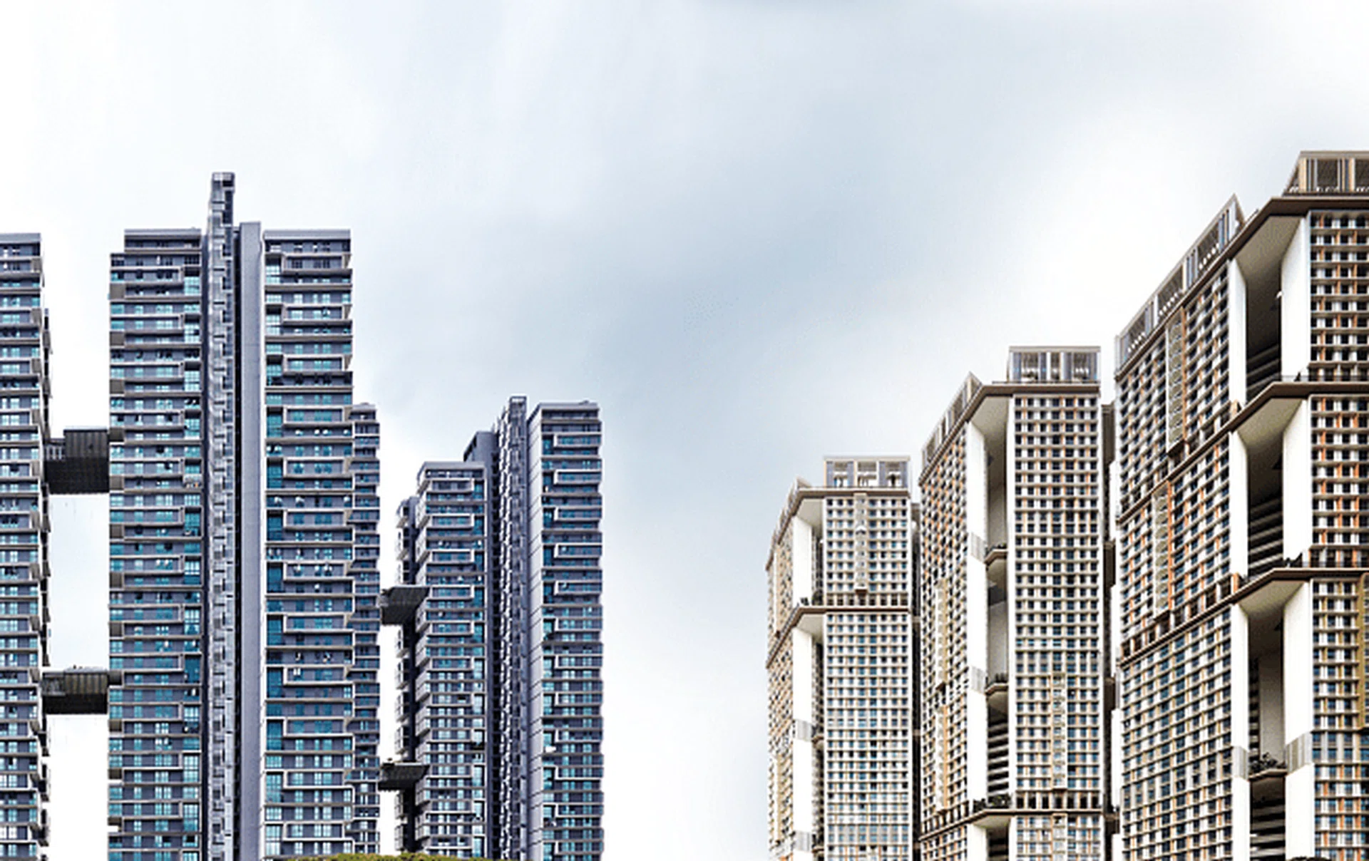 Skyline view of Dawson HDBs