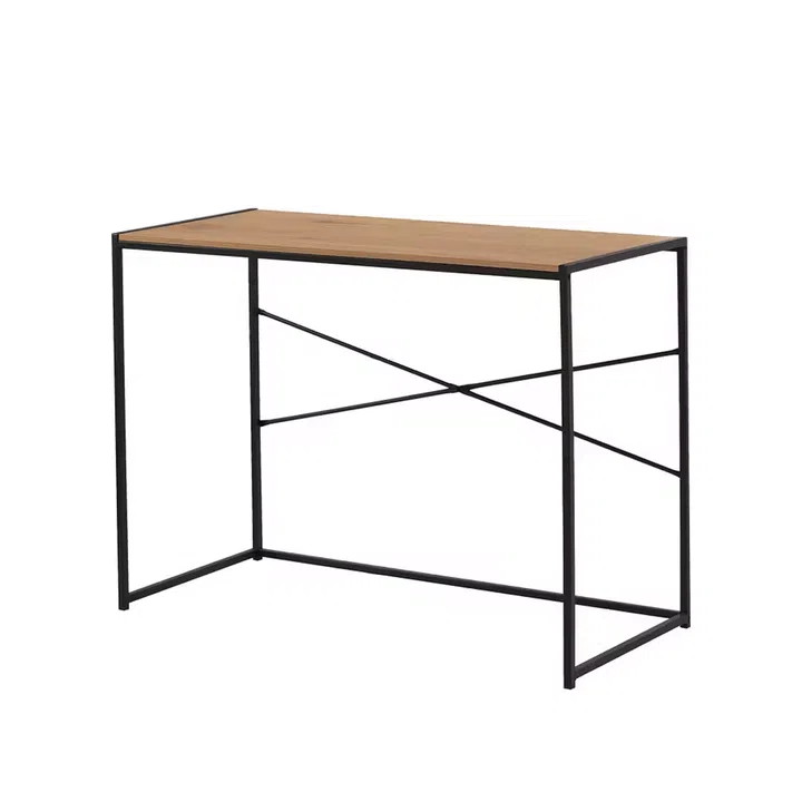 Bradford Study Console Table 1m - Black, Oak