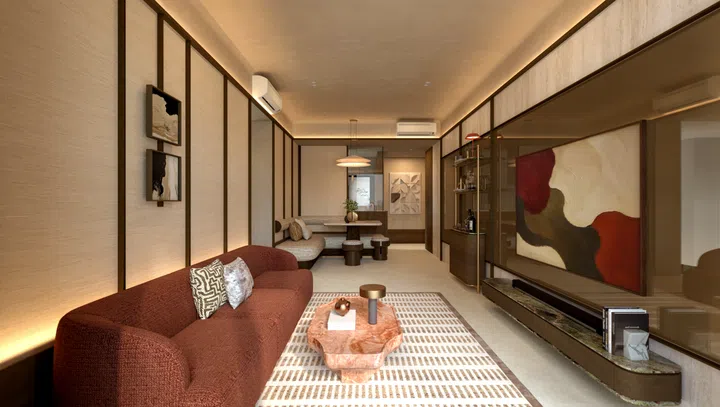 The Serra Residences 3-bedroom type C2 (893 sqft).