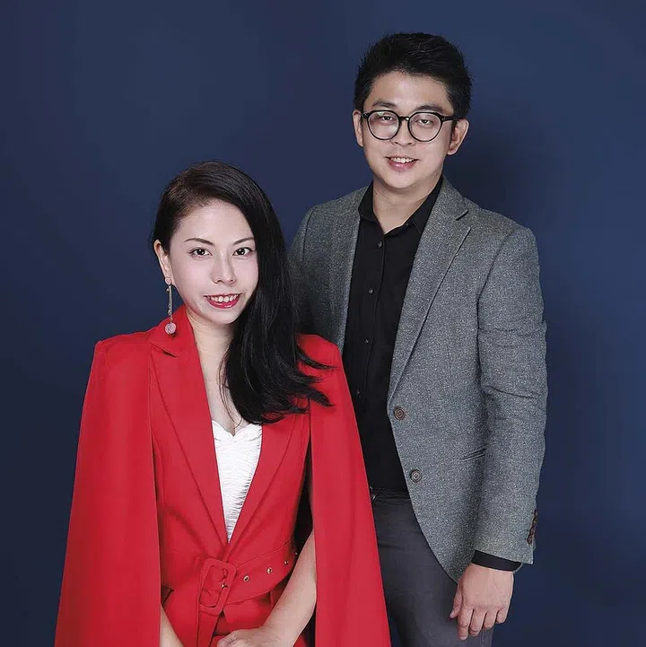 Portrait of Vivien & Jeremy Teo, founders of Kids Haven children's furniture