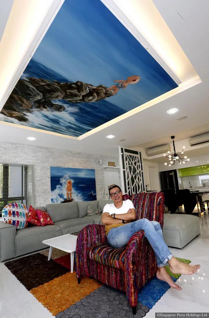 mediacorp comedian mark lee home