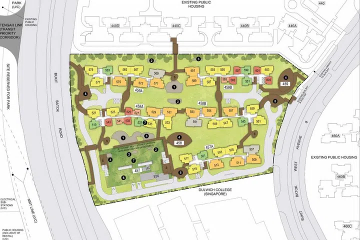 West BrickVille @ Bukit Batok site plan.