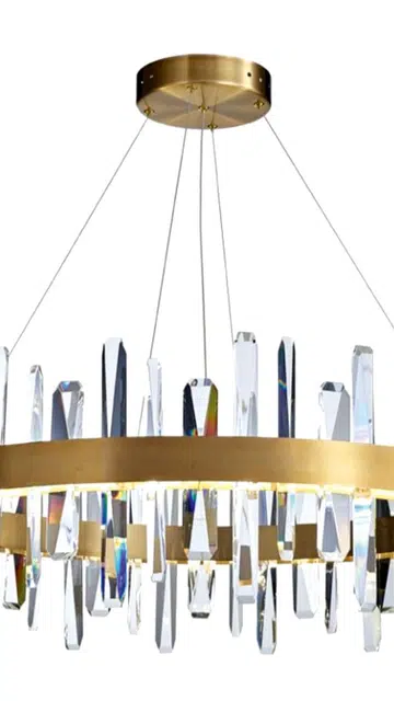 Frode Elegant Glass Symphony Chandelier Light