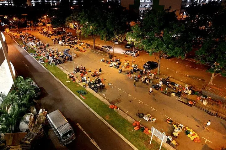The vegetable wholesale market in Ubi Avenue in June 2013. PHOTO: THE NEW PAPER