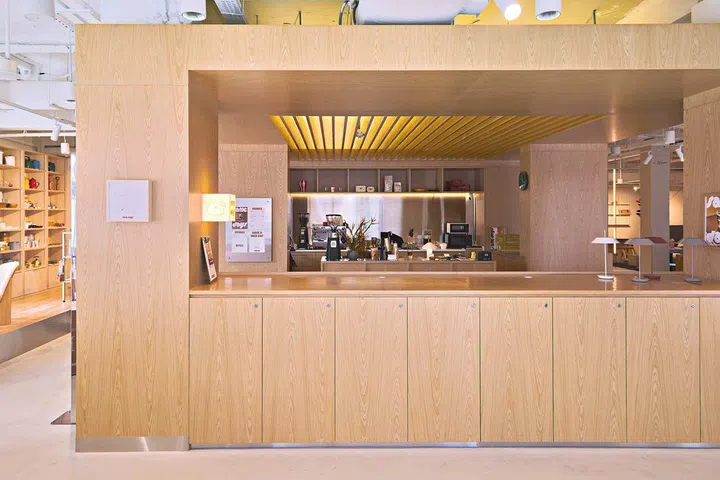 Coffee kiosk in the Grafunkt showroom at 292 Joo Chiat Rd.