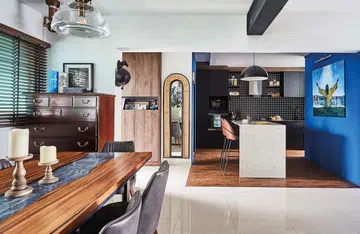 Hougang HDB Maisonette Gets $70k Colonial-Style Makeover