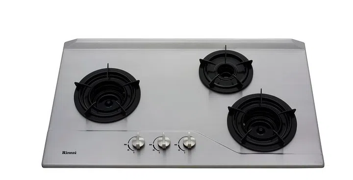 Rinnai Rb-3si (Rb3si) 3 Burner Stainless Steel Inner Flame Gas Hob