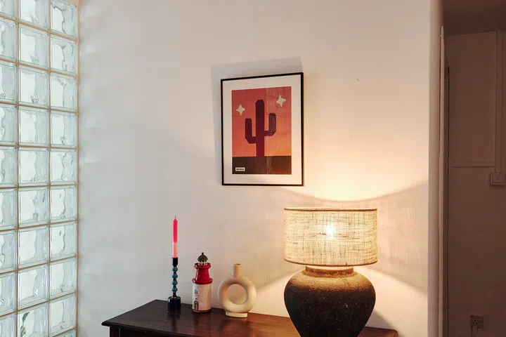 Warm lighting, collected objects and touches of colour reflect the Scandinavian idea of creating a cosy home—one designed for comfort, especially during the long, dark winters of the north.