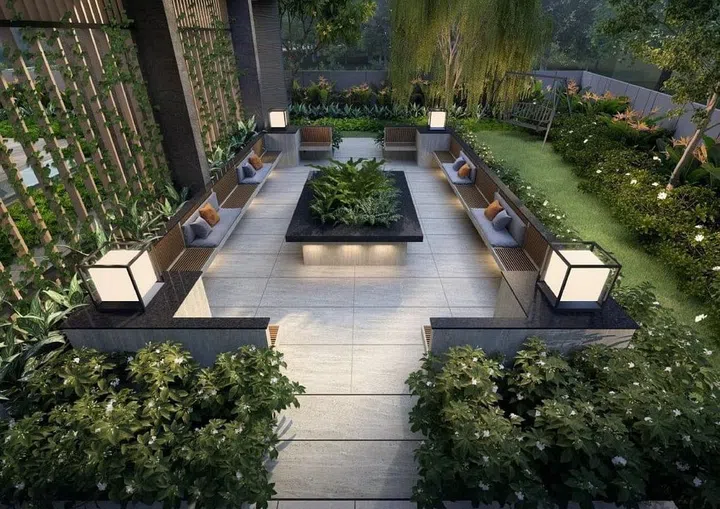 Artist's impression of an outdoor area within the Baywind Residences condominium in Telok Kurau. Image from official Baywind Residences website.