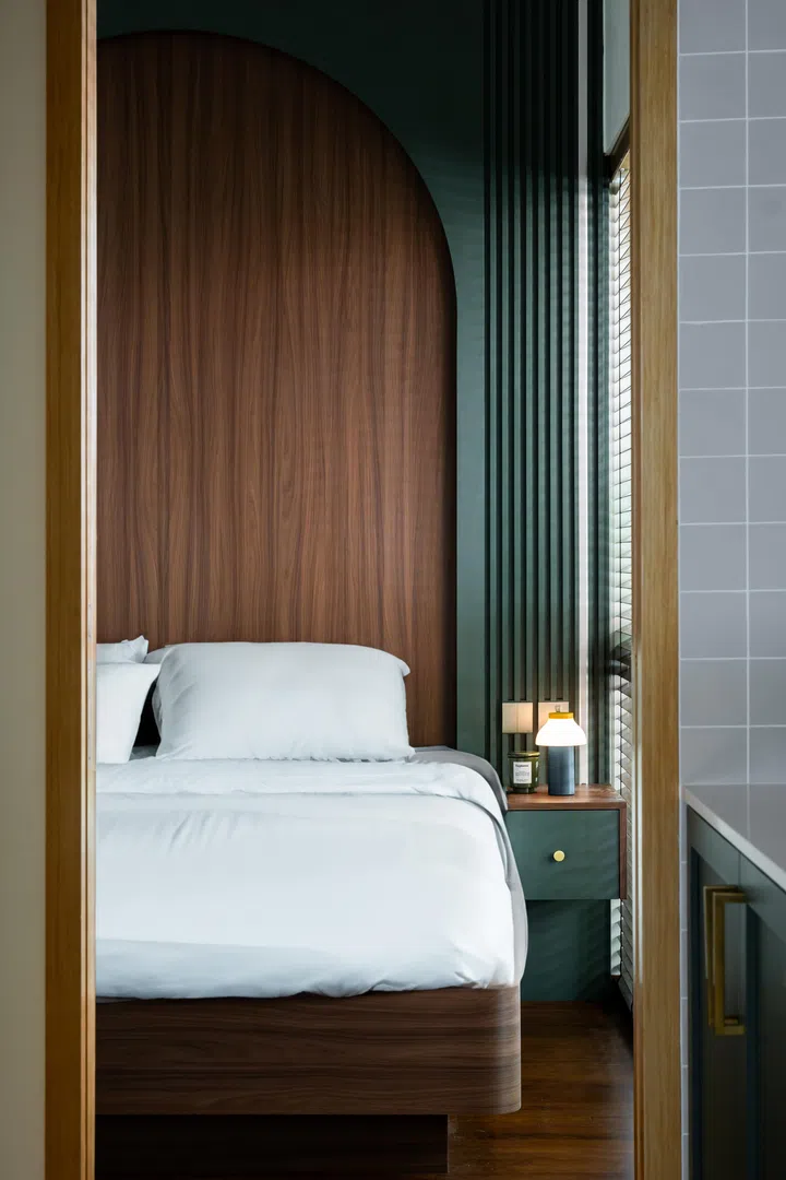 The Master Bedroom up close. 