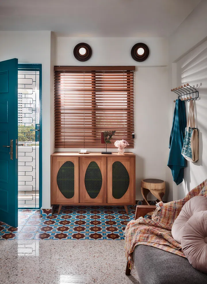 The entry opens directly into the living area, setting a tone of openness from the moment you step inside.
