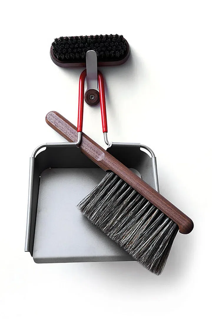 This neat banister brush and dustpan set from Turner and Harper would make cleaning a little less painful.