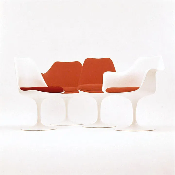 tulip chair, knoll, eero saarinen, one-legged chair, furniture, space-age