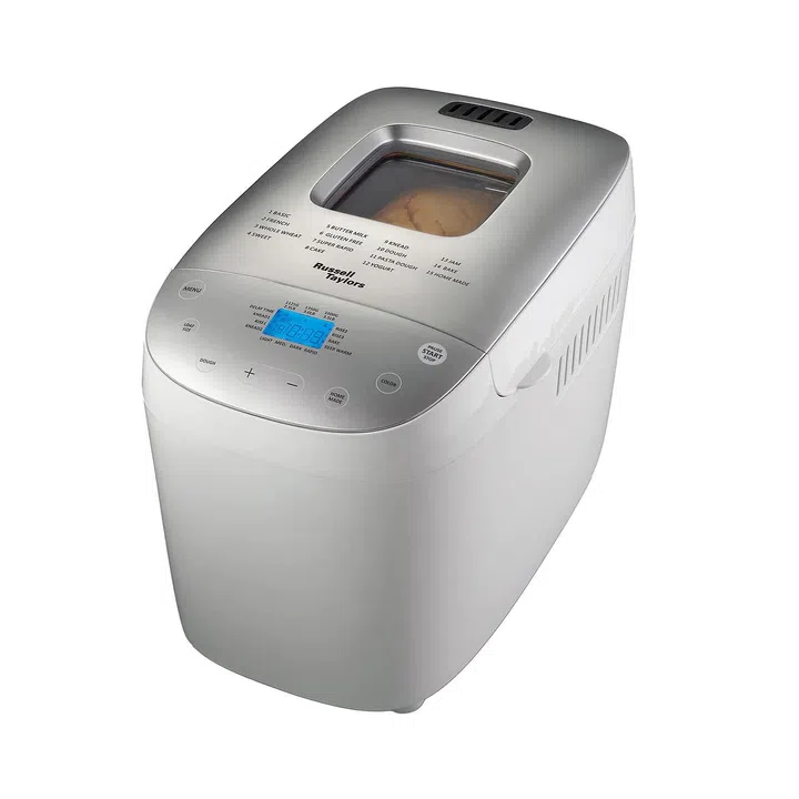 Russell Taylors Bread Maker Large 2.0LB (1kg) BM-10, silver.