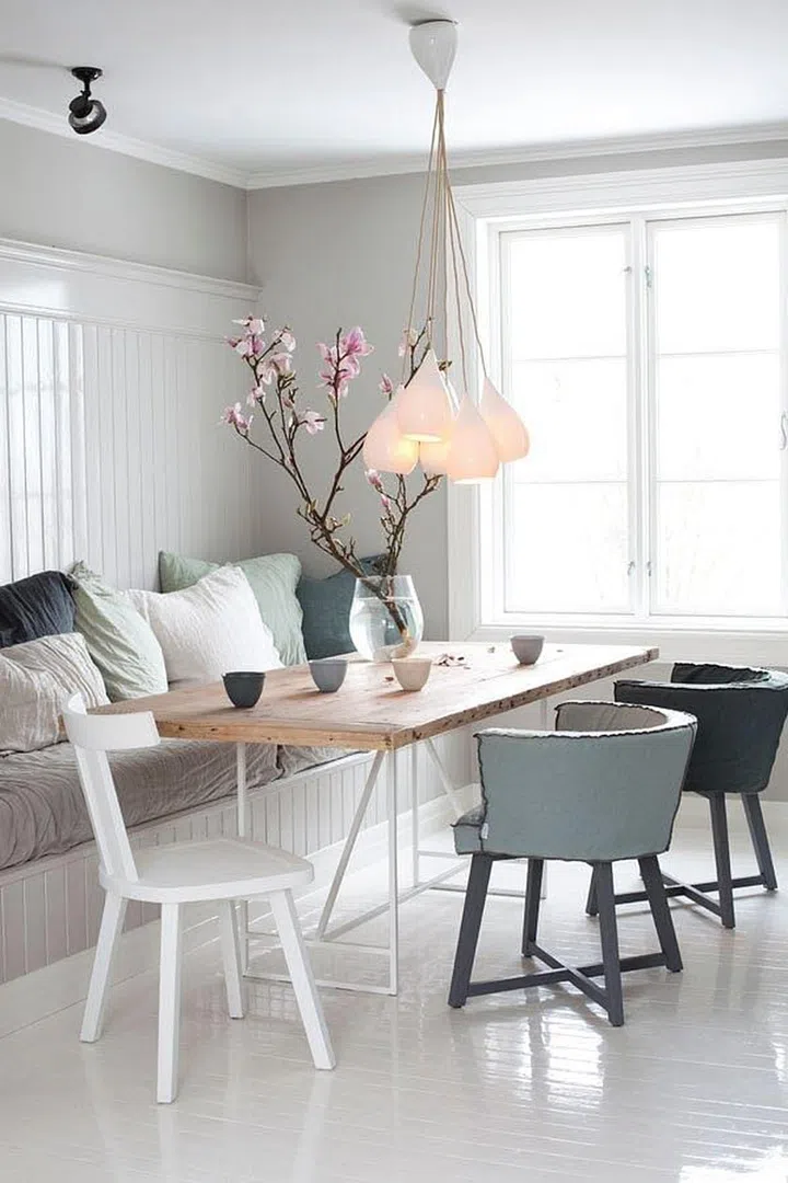scandinavian, grey, wood tones, renovation, interior design, scandi-style, scandi, dining room