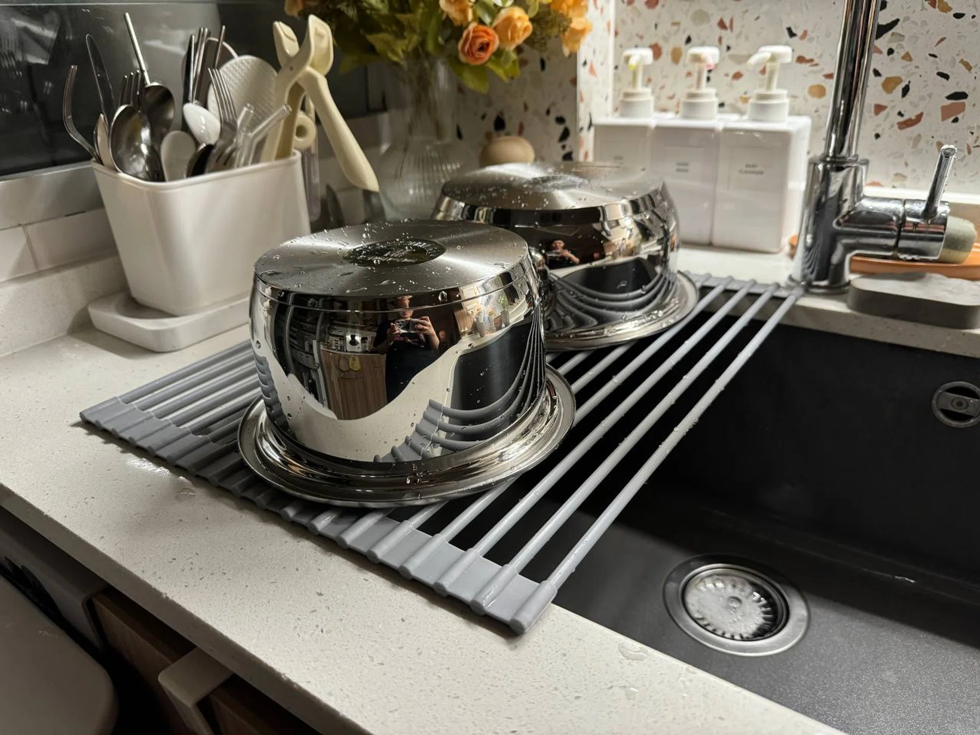 Foldable Dish Drying Mat, $13.88 from Shopee and Lazada.