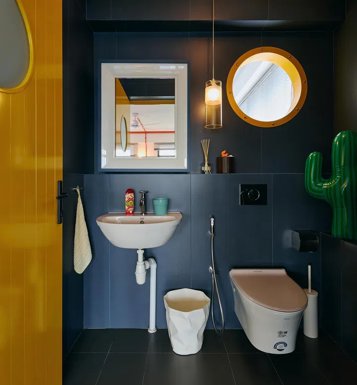 The bathrooms are easy to clean and future-proof.