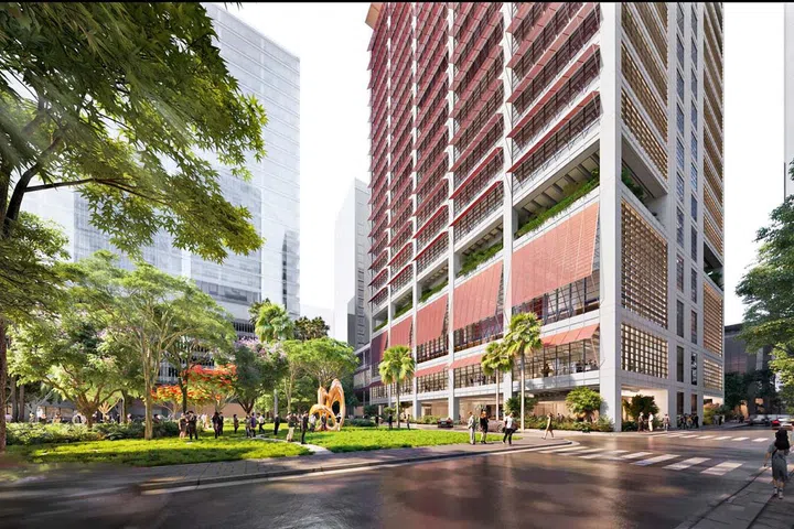 Renderings of an architectural project Natalie has worked on.