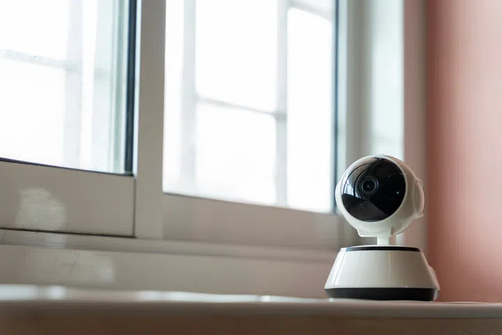 Home IP Camera Installation, CCTV Camera, Street CCTV Camera and Network Interface. CCTV cameras in the city with photocopying area