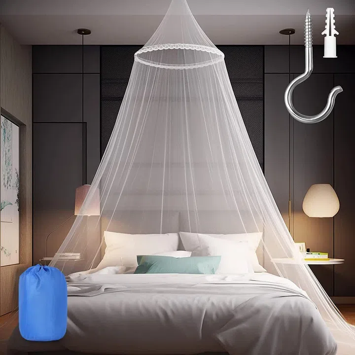 Sublaga Mosquito Net for Bed, Large White Canopy