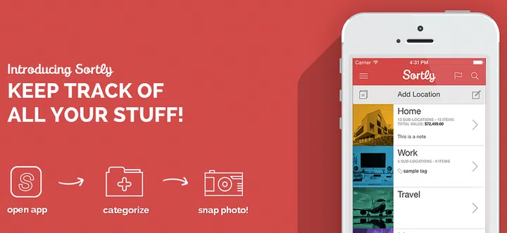 app, iphone, android, homeowner, renovation app, useful, sortly,