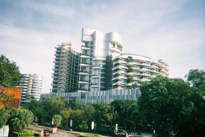 A unique condominium building