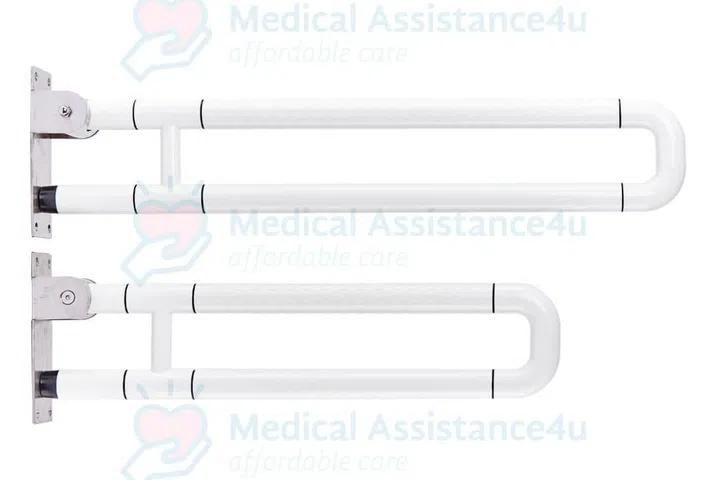 Provide optimum support especially in bathroom where the most injuries occur. It can be folded up when not in use to prevent obstruction.