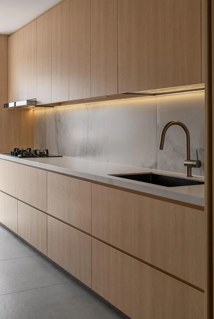 kitchen counter Koze Studios executive mansionette scandi style