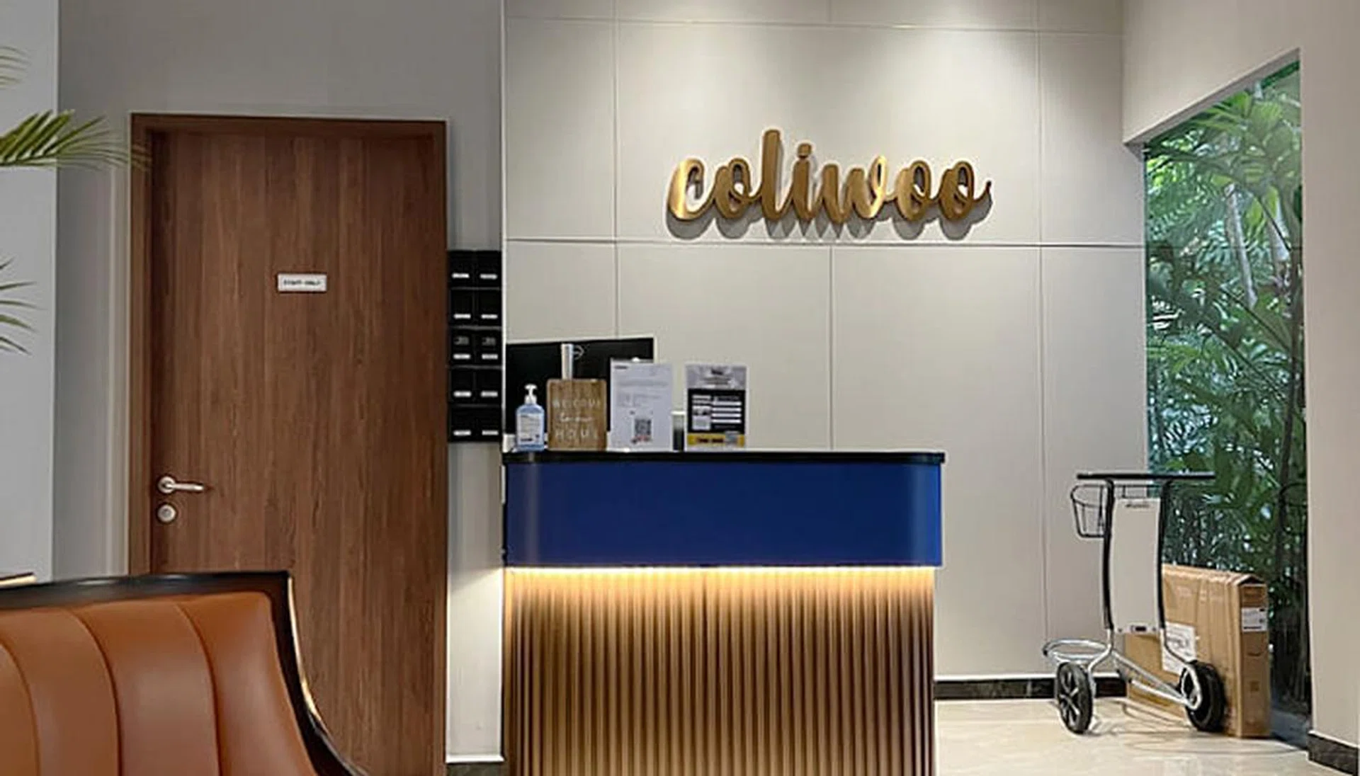 Ground floor concierge at Coliwoo Orchard.