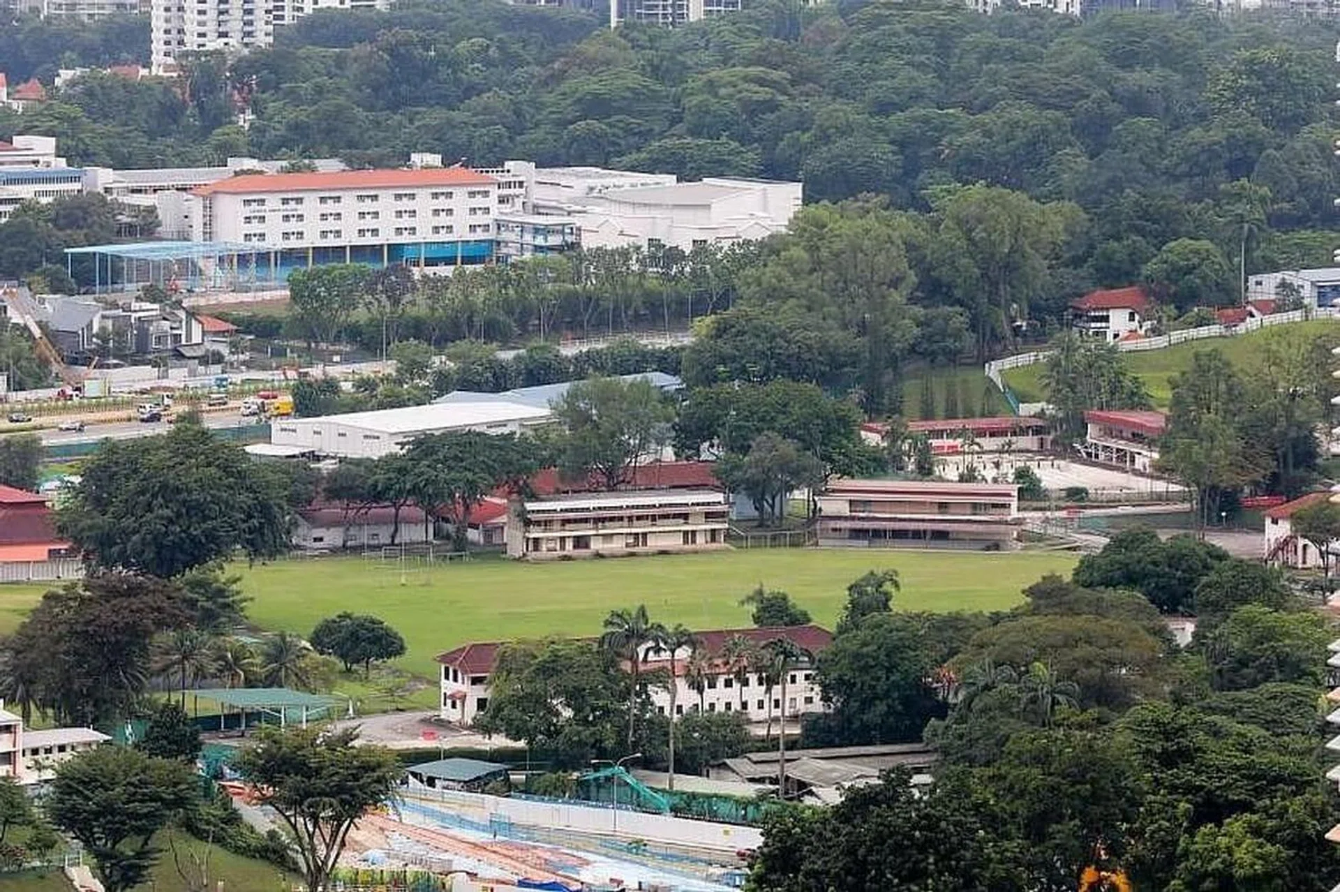 The Old Police Academy in Mount Pleasant. Six buildings around the academy will be earmarked for conservation, with four within the housing estate. PHOTO: ST FILE