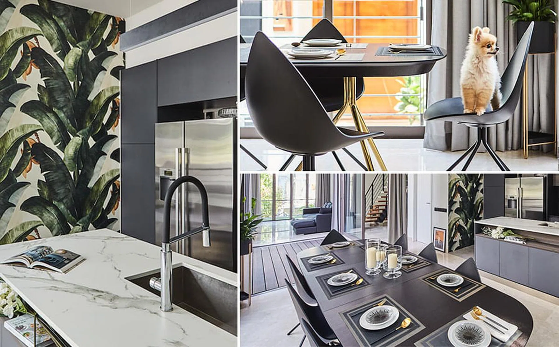 House Tour: Modern luxe cluster terrace with nature-inspired details ...