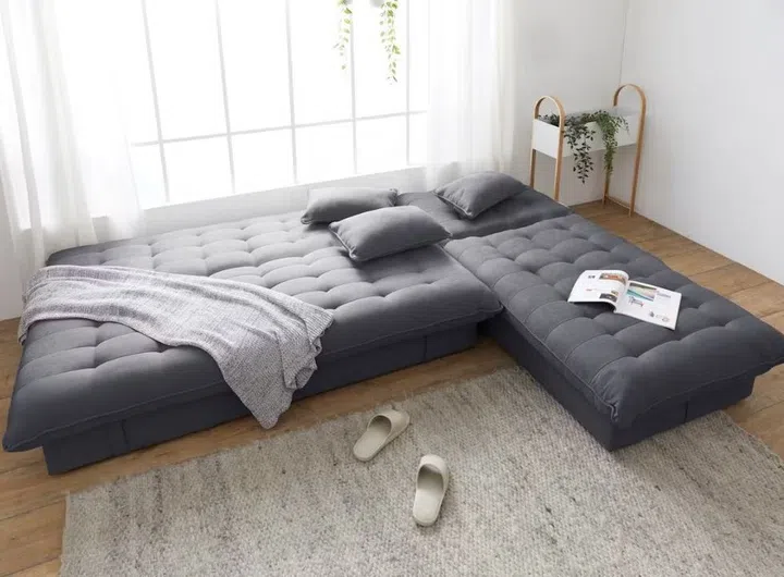 HipVan Tessa 3 Seater Storage Sofa Bed, $499