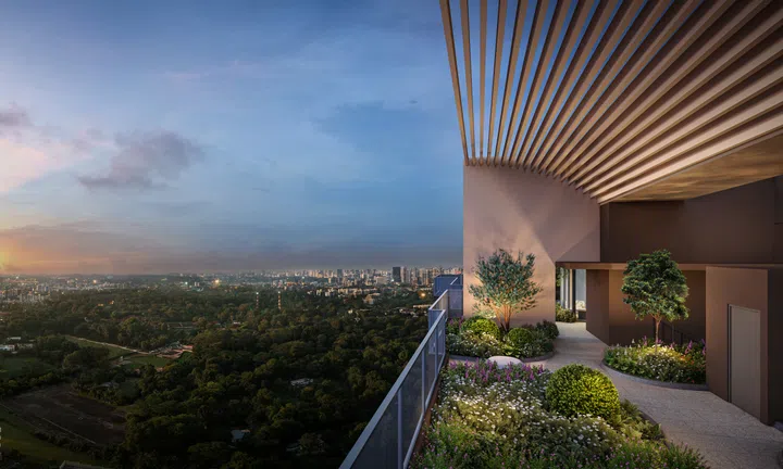 Roof garden at the Penrith Condo will see two barbeque pits. BBQ to amazing Singapore skyline views? Invite me, please!
