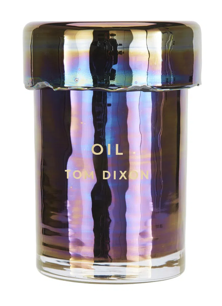 Tom Dixon, candle, glass vessel, oil slick
