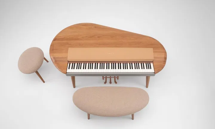 Yamaha Design Prototype A Round Interior Design Piano