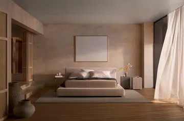 King Living’s beds can be customised in your choice of premium fabrics, European leathers, and signature finishes.