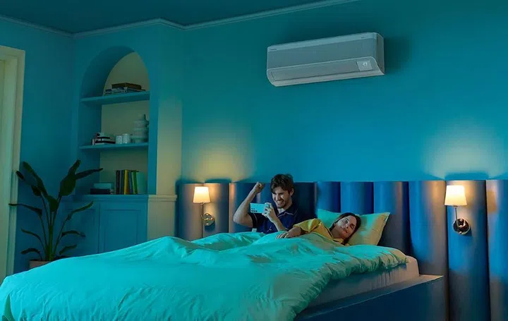 Samsung WindFree Air Conditioner indoor unit (top).