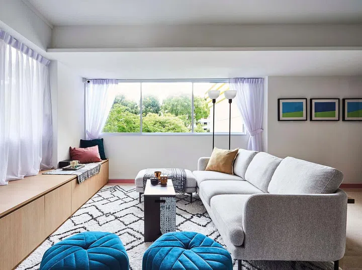 House Tour: $130k renovation for a three-room Bukit Merah HDB Resale flat to create space and privacy