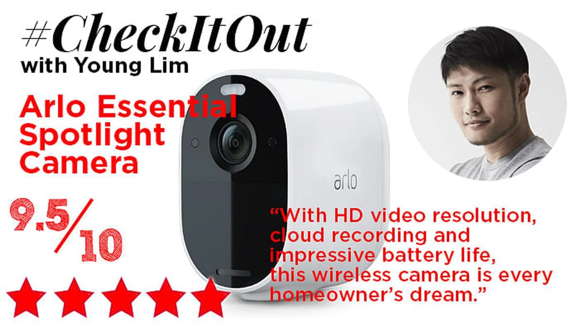 #CheckItOut with Young Lim Arlo Essential Spotlight review
