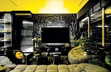 This apartment is a celebration of a couple’s love of pop art, sneakers, and all things hip