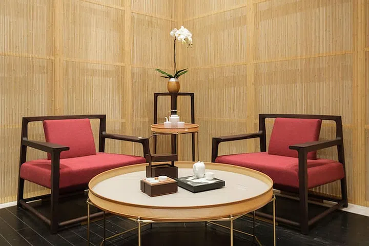 The furniture from Shang Xia are made using ancient craftsmanship from China.