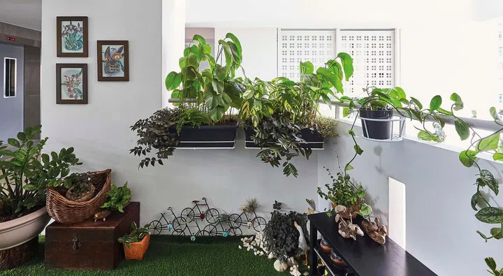 House Tour: Three-room Margaret Drive BTO with sprawling Bukit Timah & Johor Bahru views (Photo Veronica Tay, Art direction Nonie Chen)