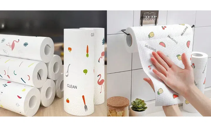 SHEIN Washable Absorbent Paper Towels, $4.25 for 200 sheets