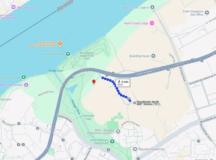 Woodlands North Verge HDB BTO is a 6-minute walk from the nearest Woodlands North MRT Station.
